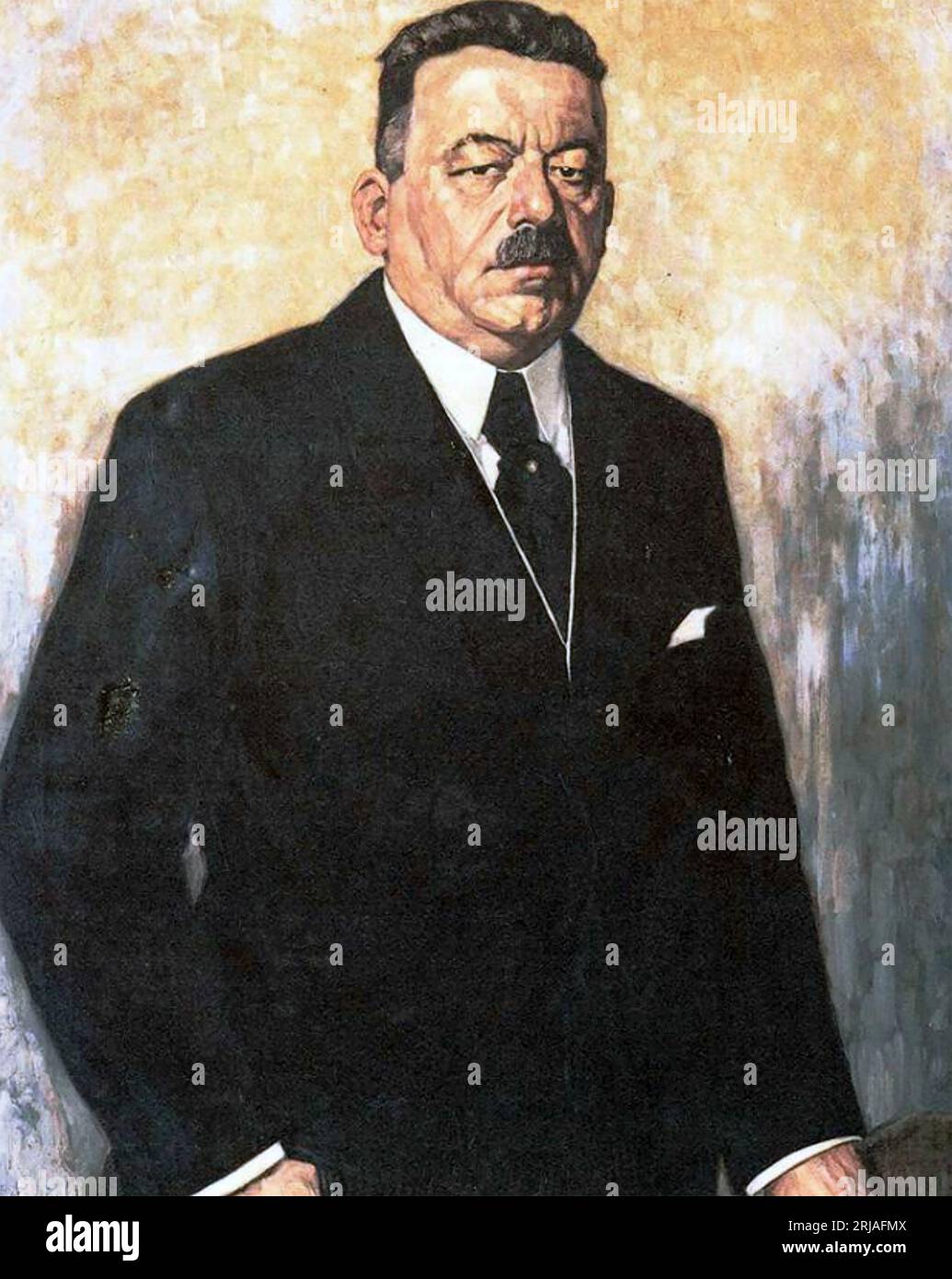 FRIEDRICH EBERT (1871-1925) vers 1925 comme président de l'Allemagne Banque D'Images