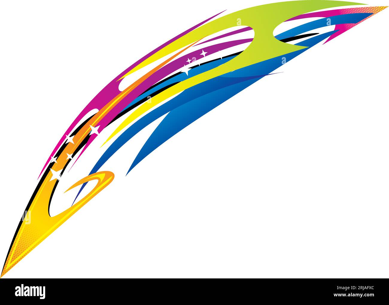 art abstrait les griffures aléatoires forment une œuvre d'art. Illustration de Vecteur