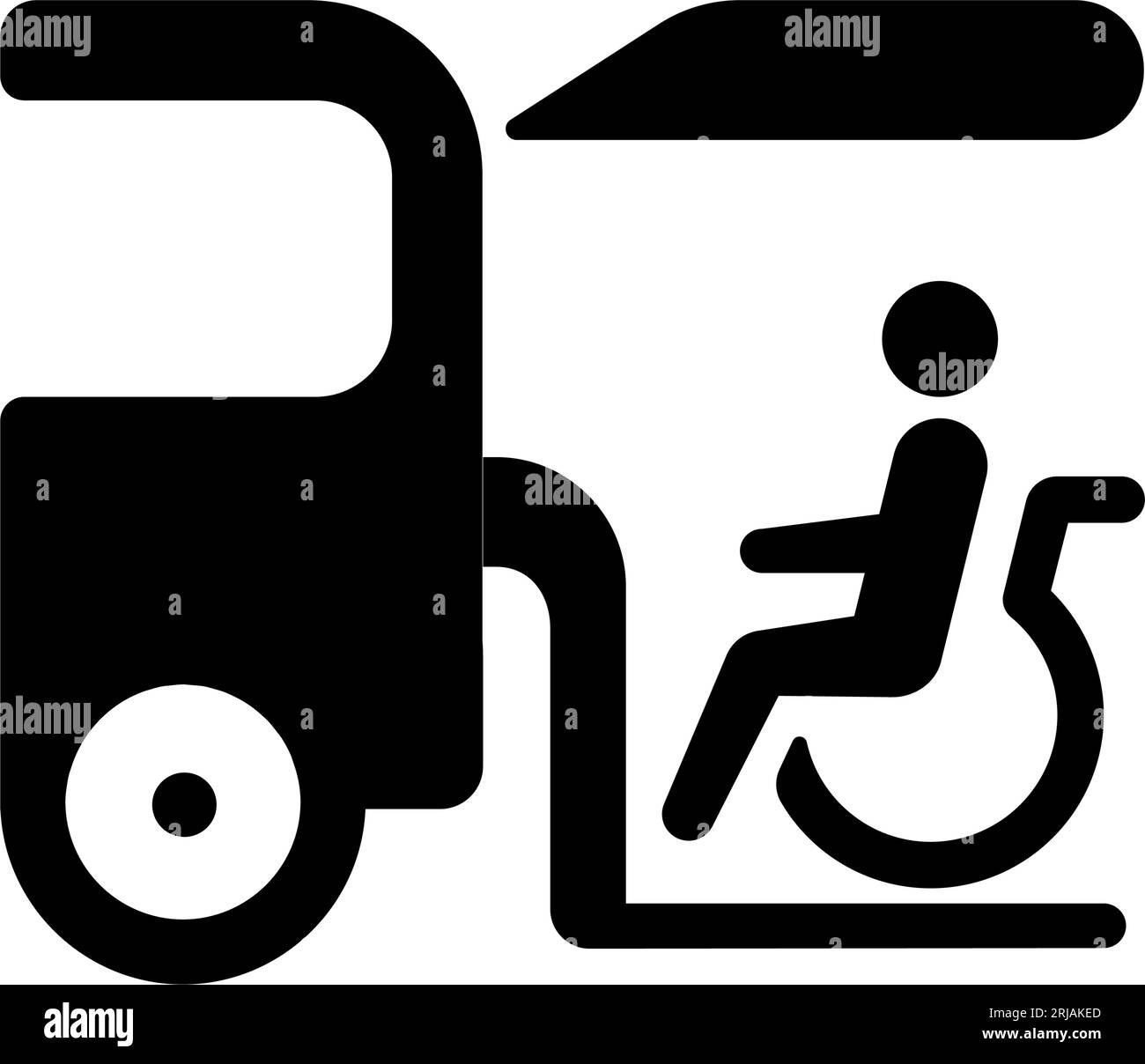 Illustration d'icône vectorielle de véhicule de bien-être Illustration de Vecteur
