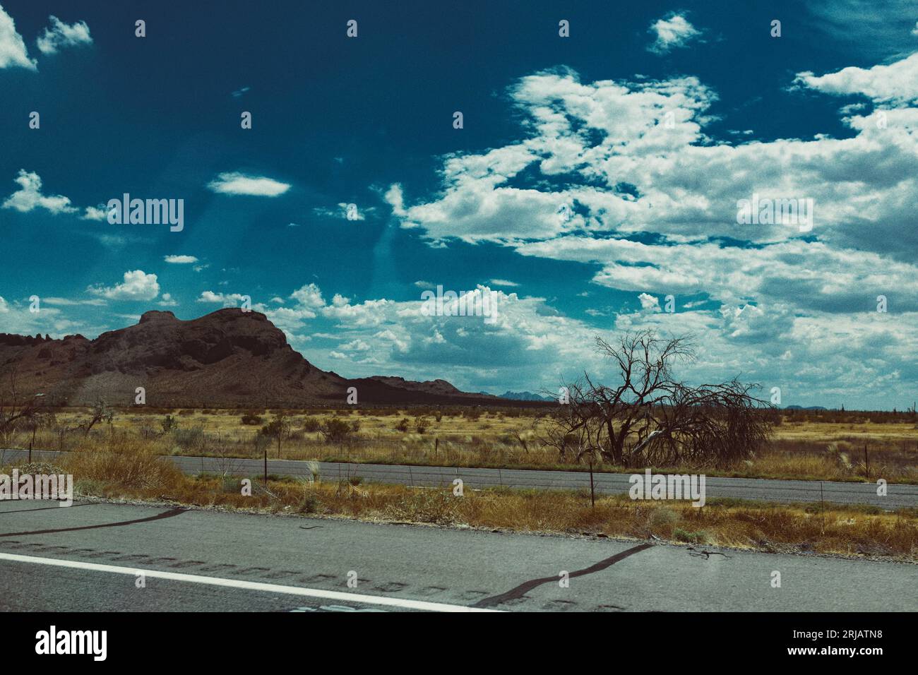 Microdosage- imagerie psychédélique de l'ouest américain Banque D'Images