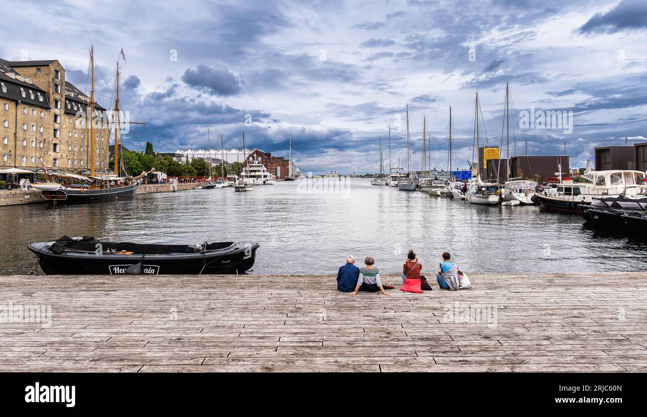 Place Ofelia dans le port de Conpenhagen, Danemark Banque D'Images