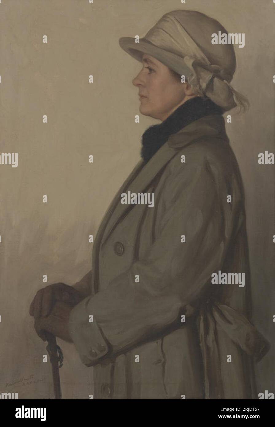 Sans titre (Portrait de Mary Smith) 1922 par Vivian Smith Banque D'Images