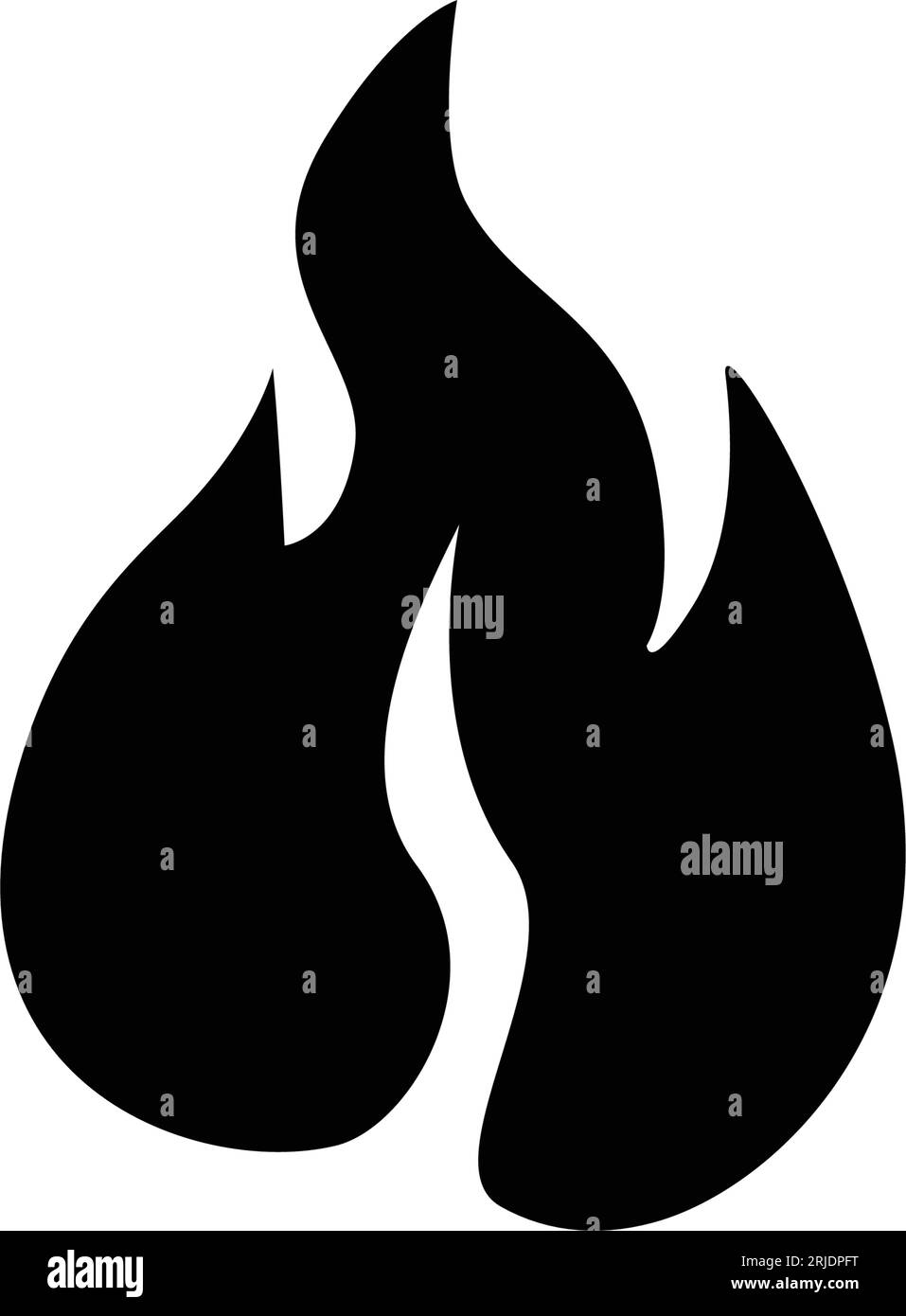 Icône d'objet hautement inflammable Illustration de Vecteur