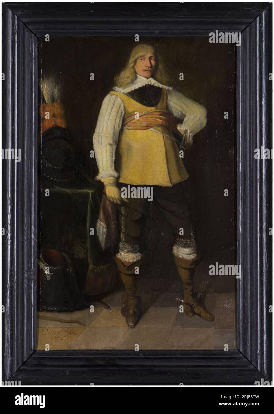 Portret van Hessel de Ernst van Aylva 1639 par Wybrand de Geest Banque D'Images