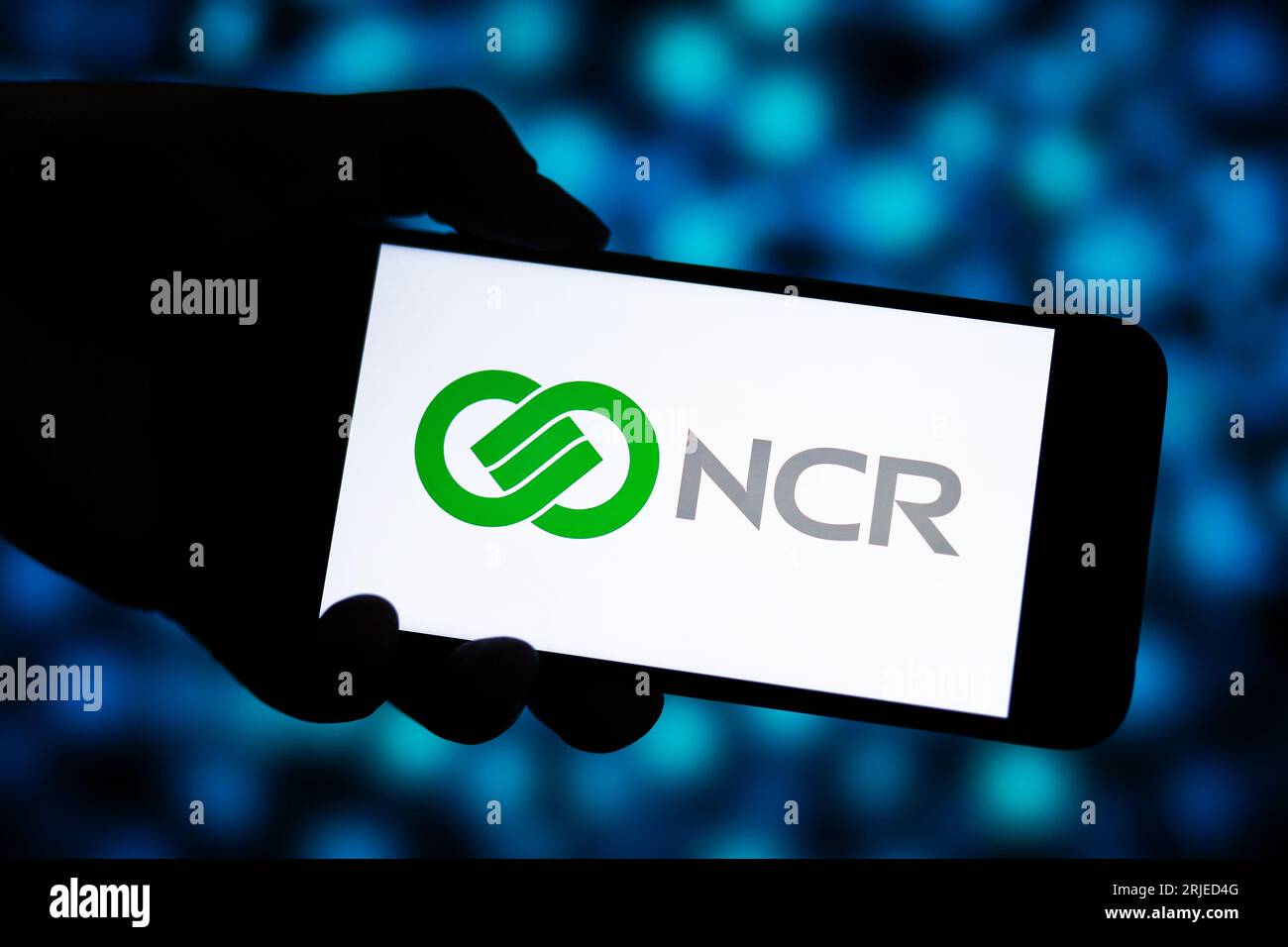 Editorial de NCR Corporation (National Cash Register). NCR Corporation est une société américaine de logiciels, de conseil et de technologie Banque D'Images