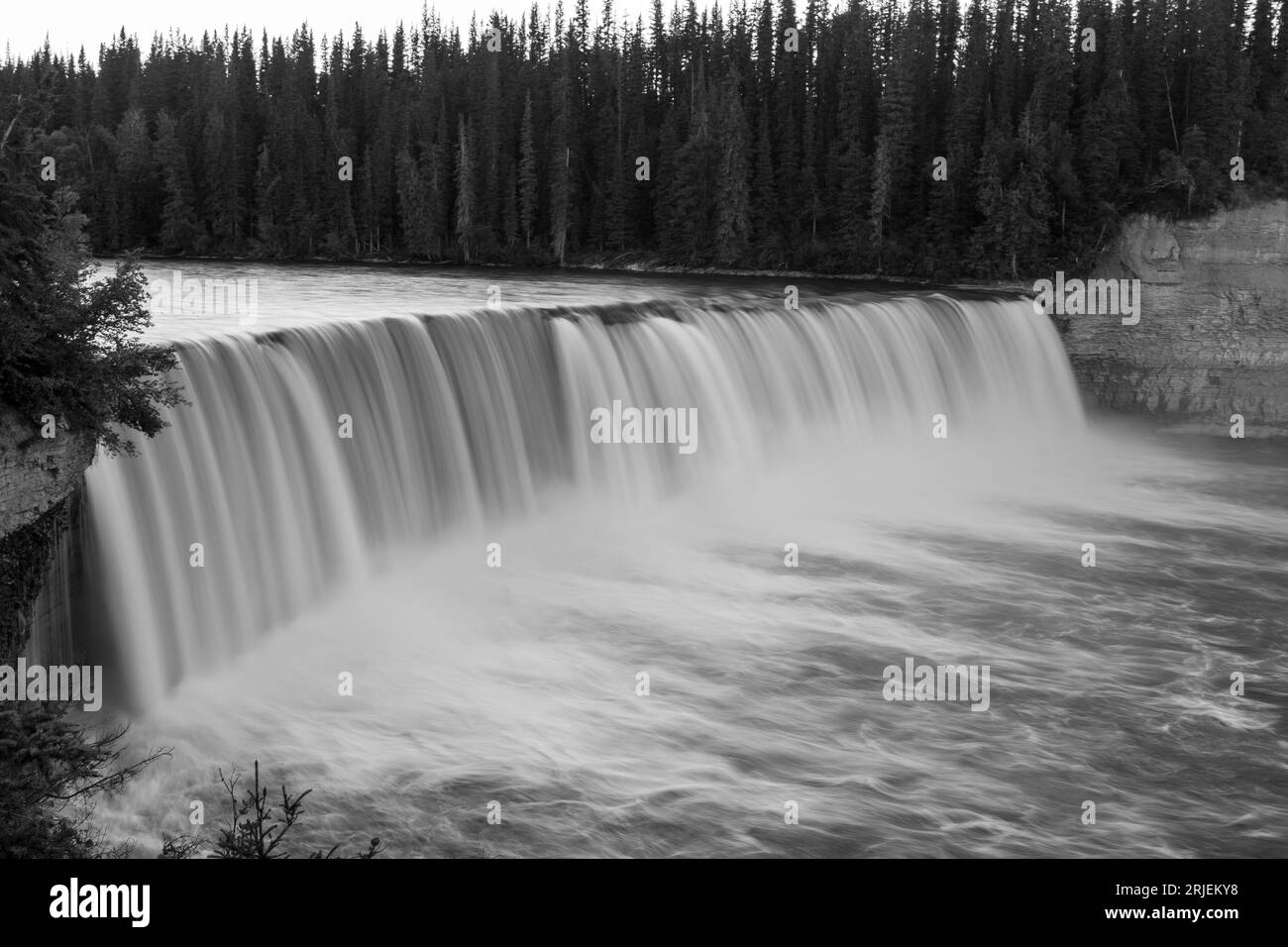 Lady Evelyn Falls, Territoires du Nord-Ouest, NT Canada Banque D'Images