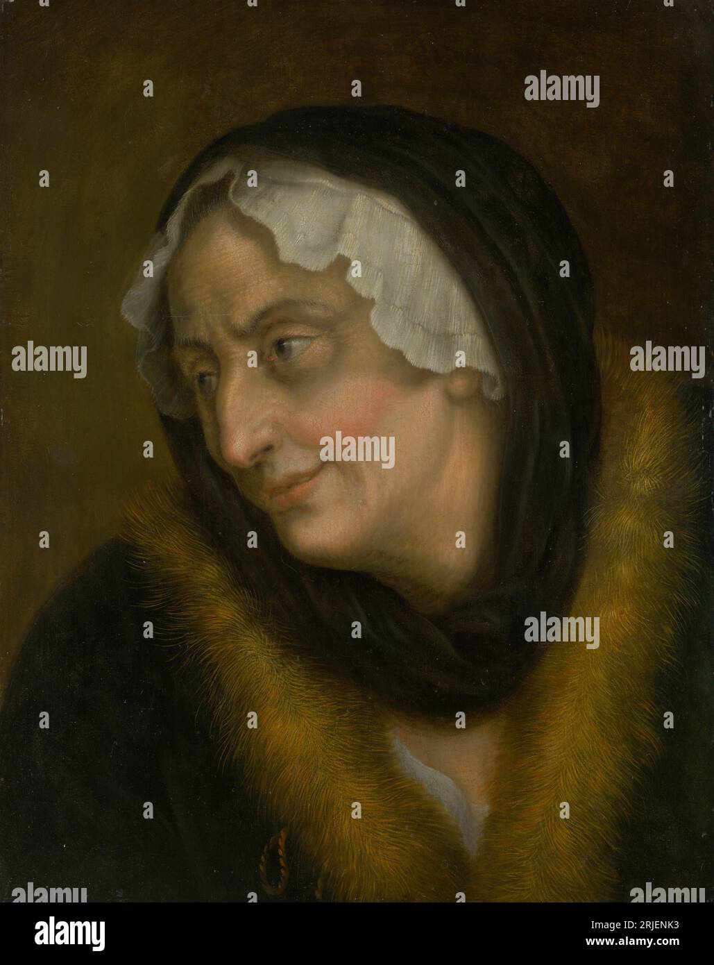 Old Woman's Head 1720 de Balthasar Denner Banque D'Images