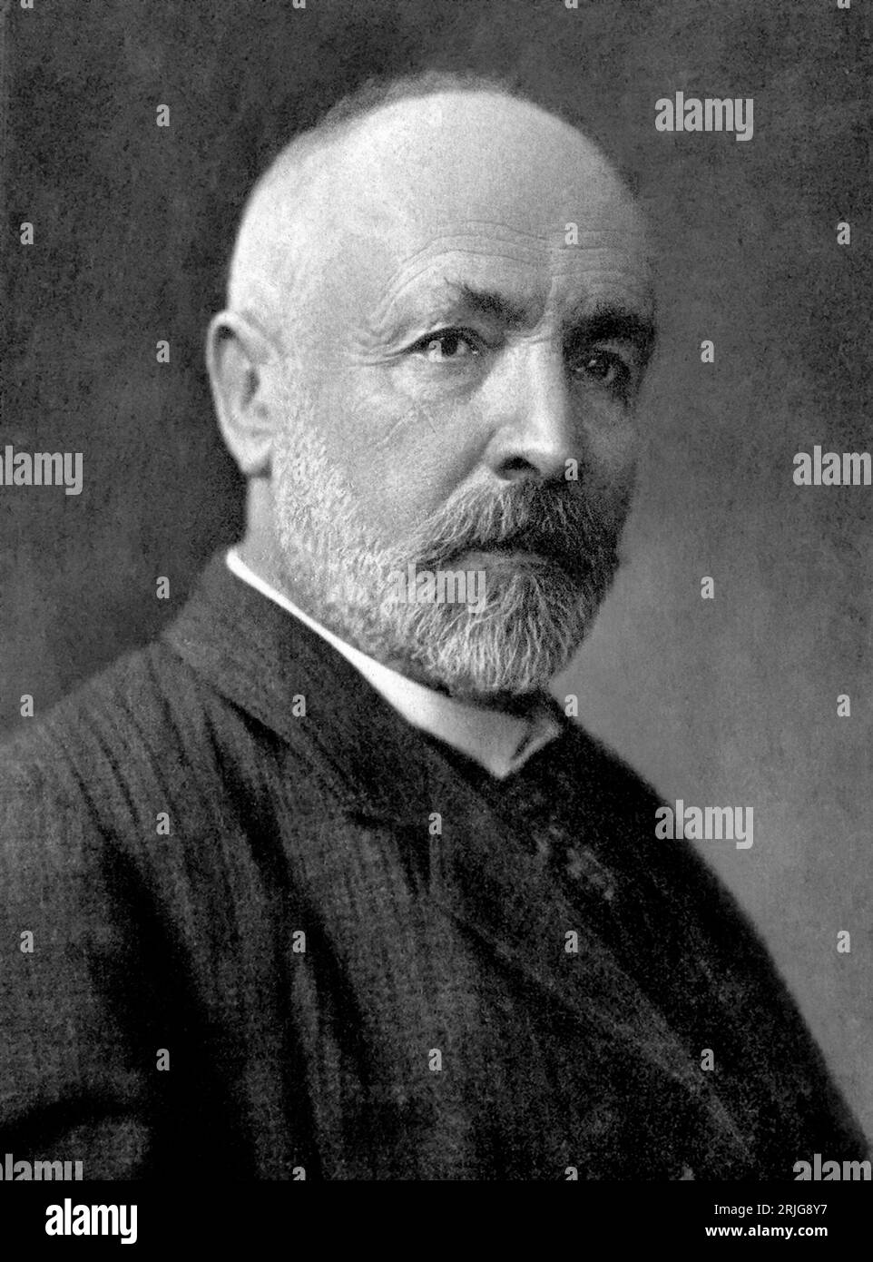 Georg Ferdinand Ludwig Philipp Cantor (/1845 – 1918) mathématicien. Banque D'Images