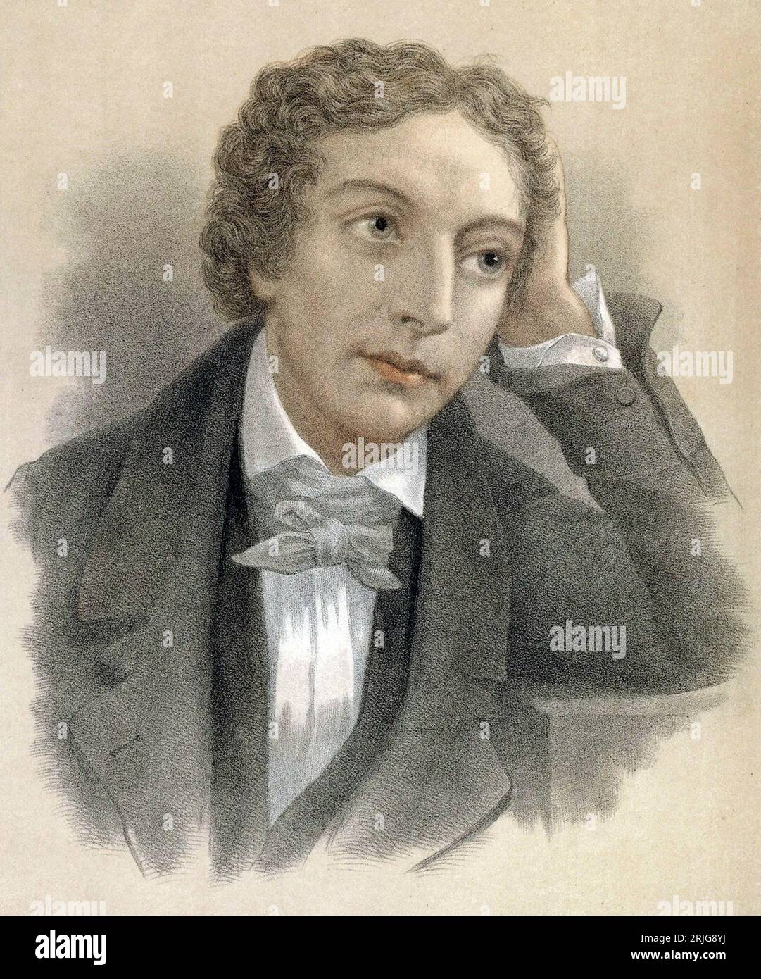 John Keats (1795 – 1821) poète anglais Banque D'Images