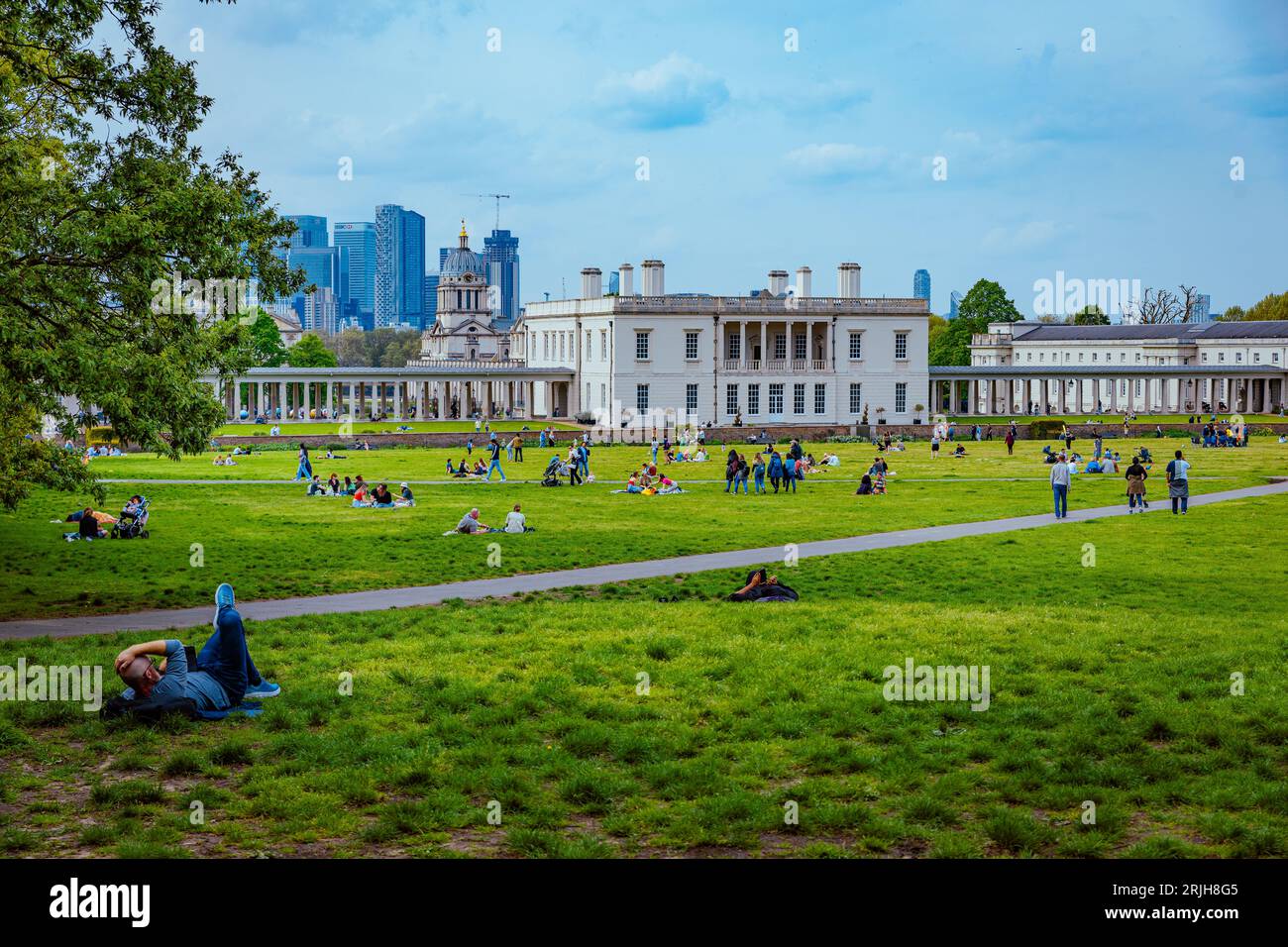 Le Parc de Greenwich, Londres Banque D'Images