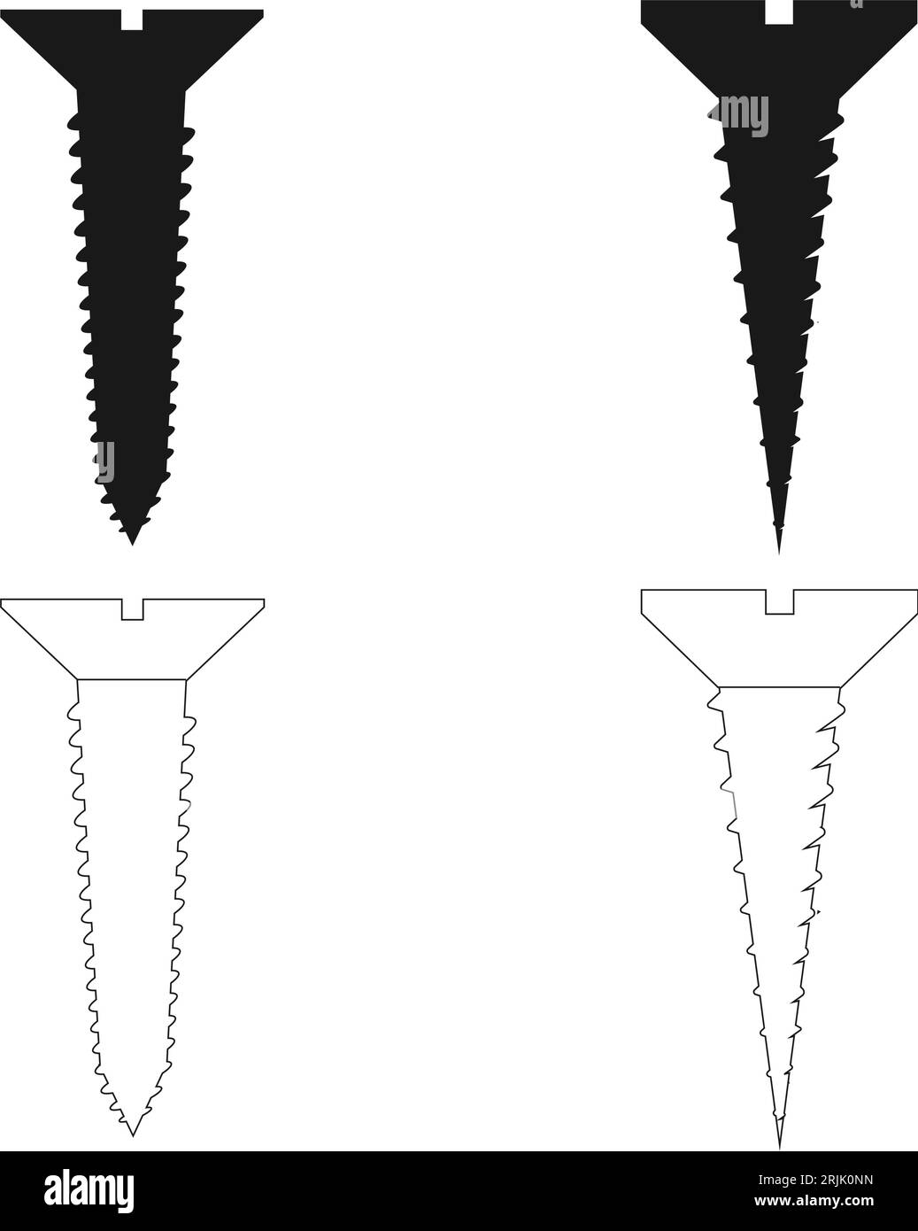 Conception de symbole d'illustration vectorielle d'icône de boulon Illustration de Vecteur