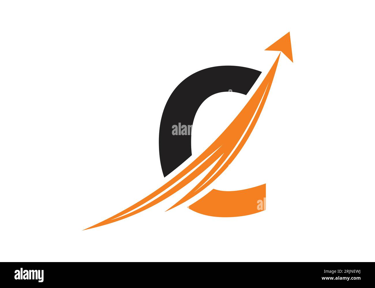 Logo de financement avec concept lettre C. Concept de logo financier ou de réussite. Logo pour l'entreprise comptable et l'identité de l'entreprise Illustration de Vecteur