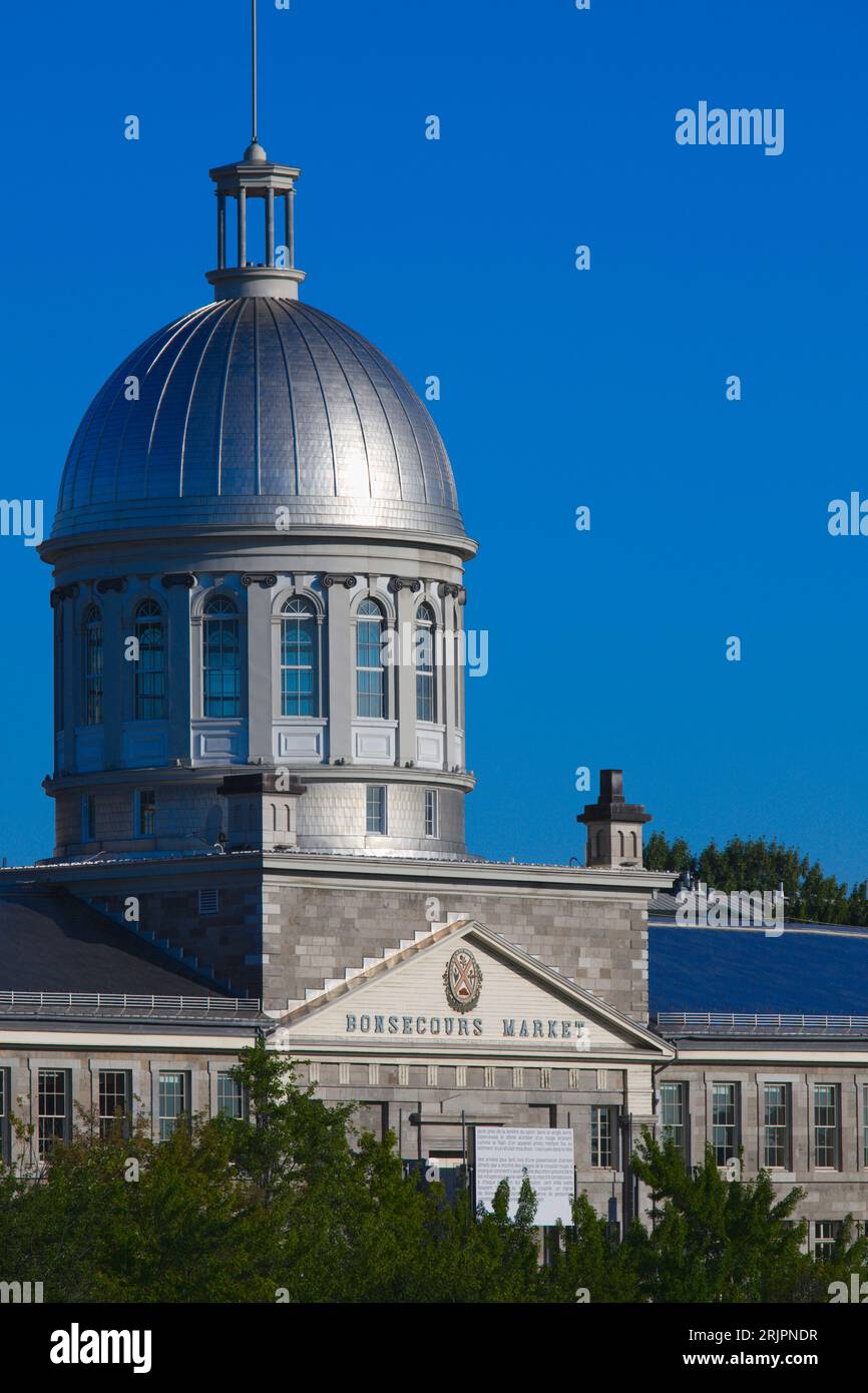 Canada, Québec, Montréal, le Marché Bonsecours, Banque D'Images