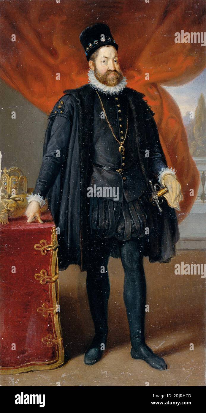 Kaiser Rudolf II Par Johann Peter Krafft Banque D'Images