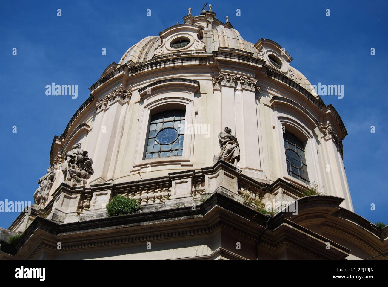 Église Santa Maria di Loreto dans le centre de Rome, Italie Banque D'Images