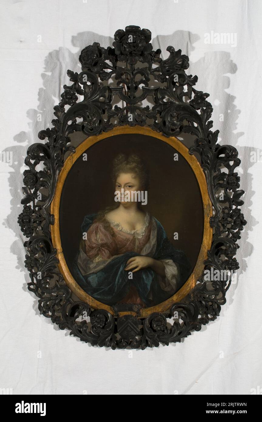 Portret van Eva Maria Muilman (1676-1731) de Arnold Boonen Banque D'Images