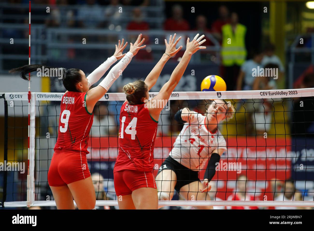 Turin, Italie. 23 août 2023. CEV EuroVolley 2023 Turin crédit : Nderim Kaceli/Alamy Live News crédit : Nderim Kaceli/Alamy Live News Banque D'Images