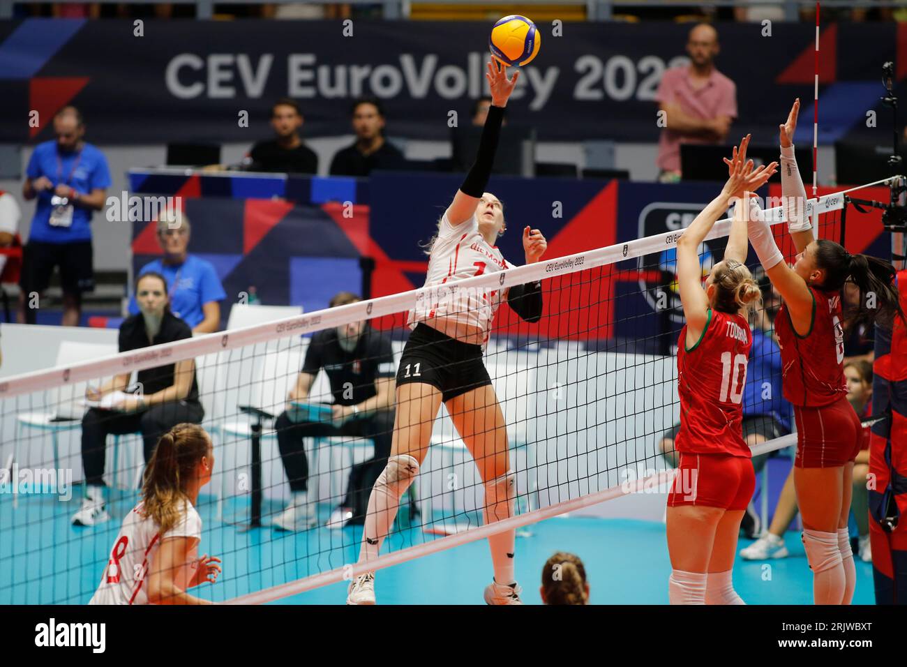 Turin, Italie. 23 août 2023. CEV EuroVolley 2023 Turin crédit : Nderim Kaceli/Alamy Live News crédit : Nderim Kaceli/Alamy Live News Banque D'Images