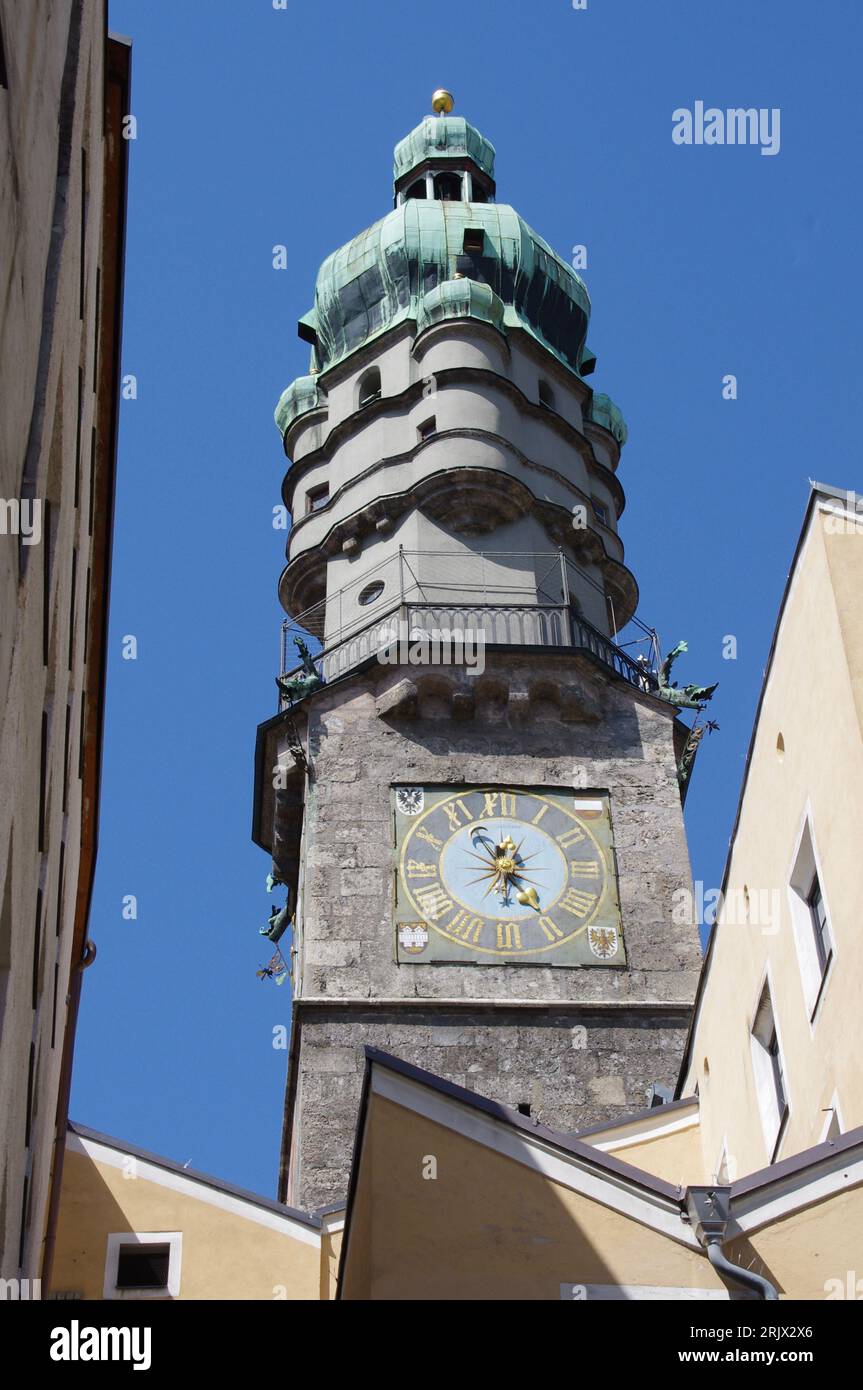 Innsbruck, Autriche, cathédrale d'Innsbruck, également connue sous le nom de cathédrale Saint-Jacques. Banque D'Images