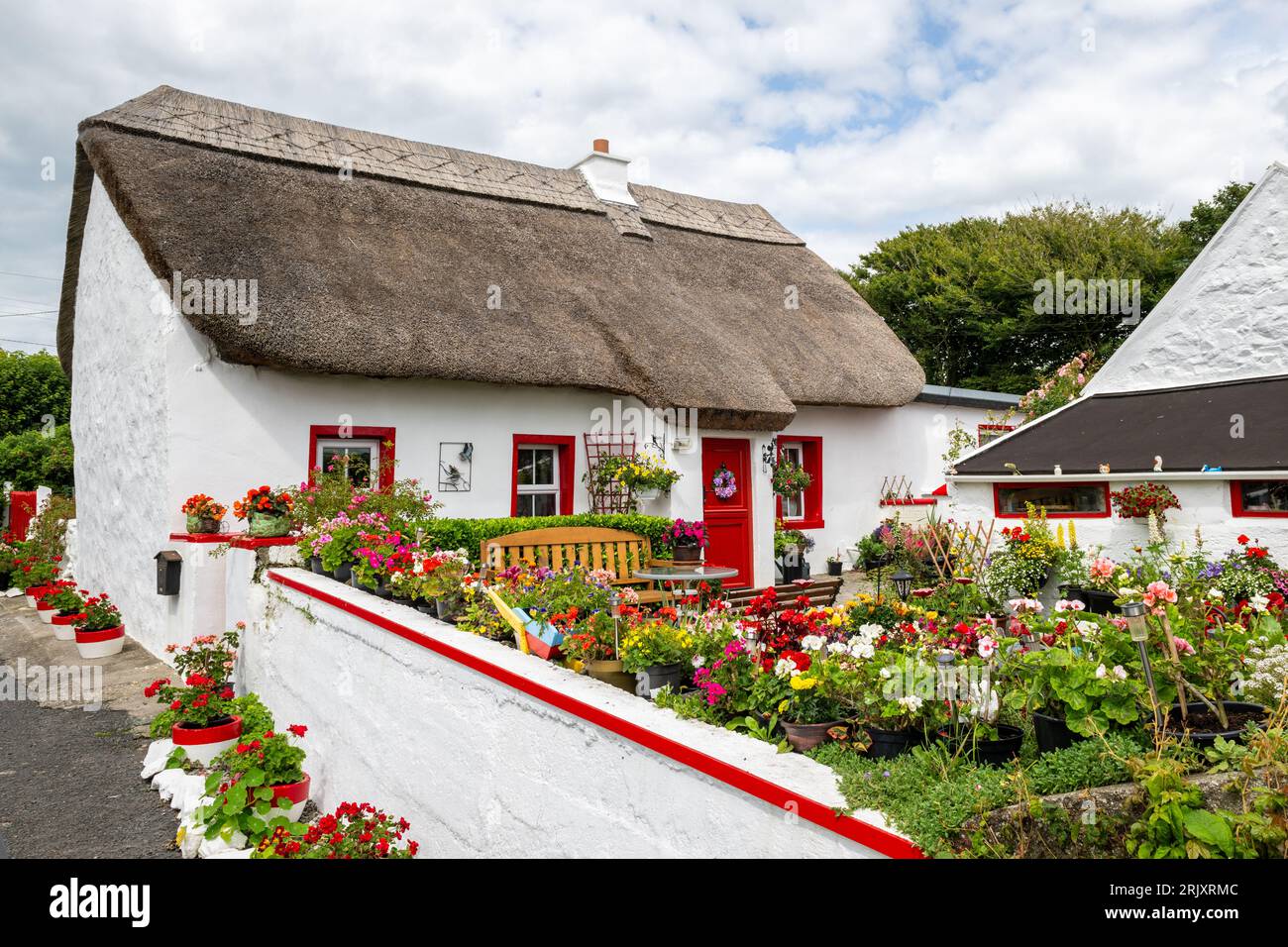 Joli cottage de campagne dans le comté de Waterford, Irlande. Banque D'Images
