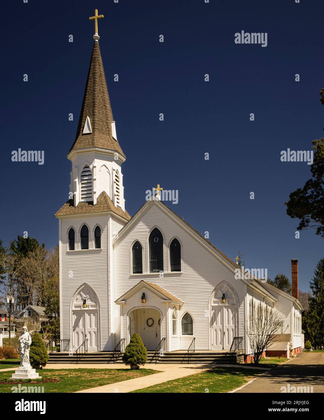 St Joseph's Église Catholique Romaine   Chester, Pennsylvania, USA Banque D'Images