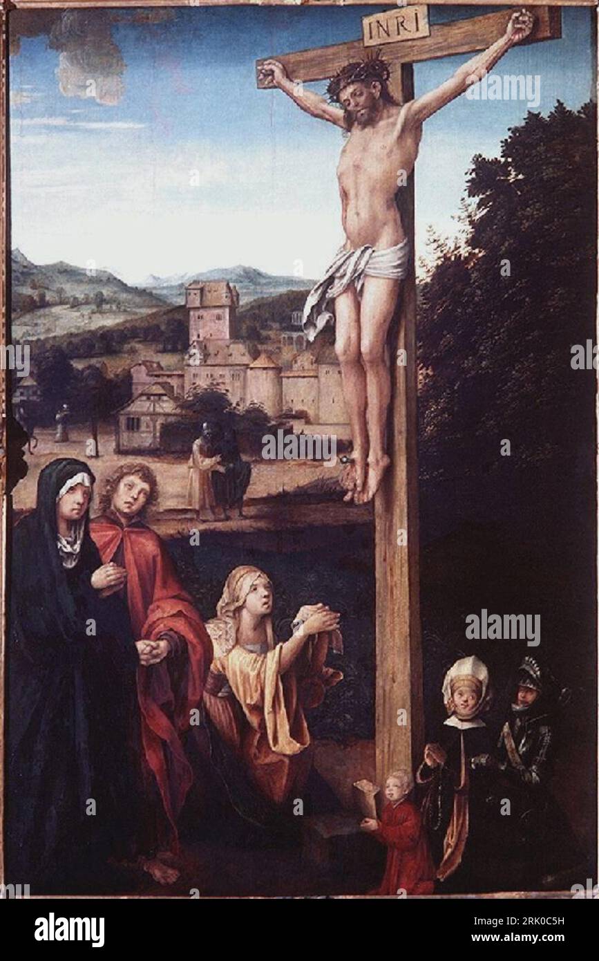 Crucifixion du Christ 1511-1514 circa par Hans von Kulmbach Banque D'Images