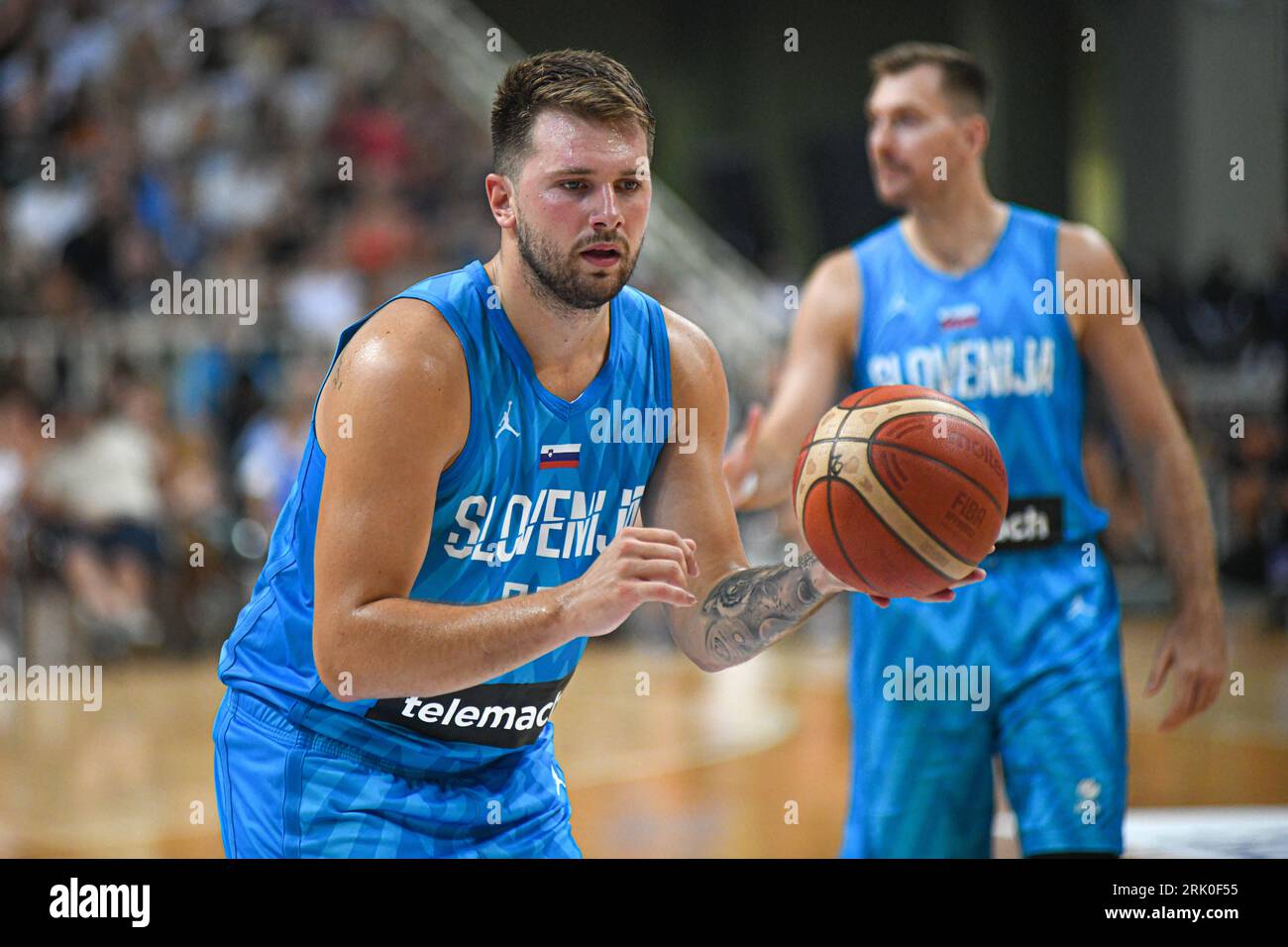 Luka Doncic (équipe nationale de Slovénie) Banque D'Images