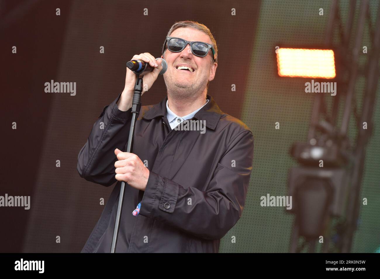 Henley on Thames, Royaume-Uni. 20 août 2023. The Farm se produit sur scène lors du Rewind Festival South 2023, à Temple Island Meadows. (Photo James Warren/SOPA Images/Sipa USA) crédit : SIPA USA/Alamy Live News Banque D'Images