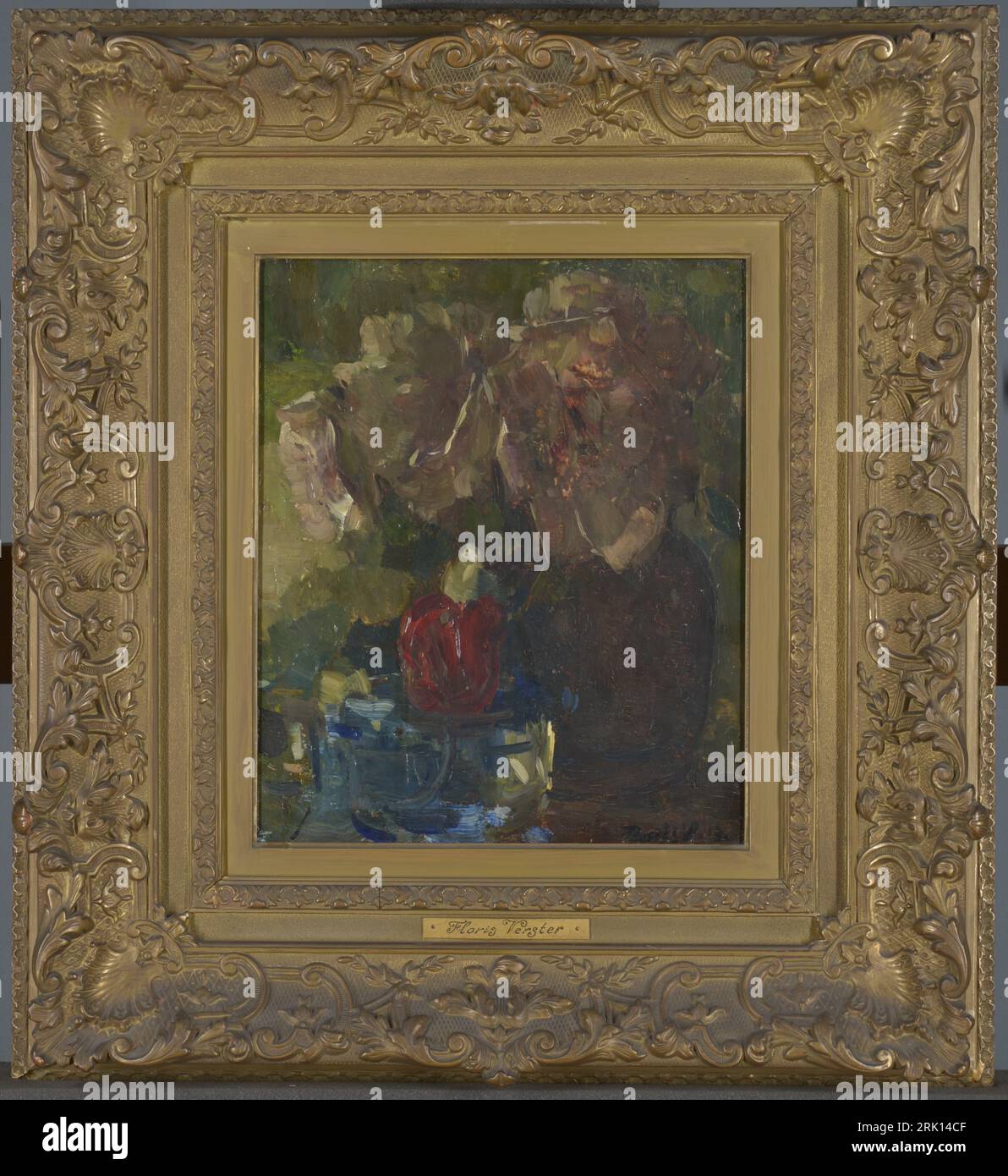 Bloemenstudie (Rozen) 1913 de Floris Verster Banque D'Images