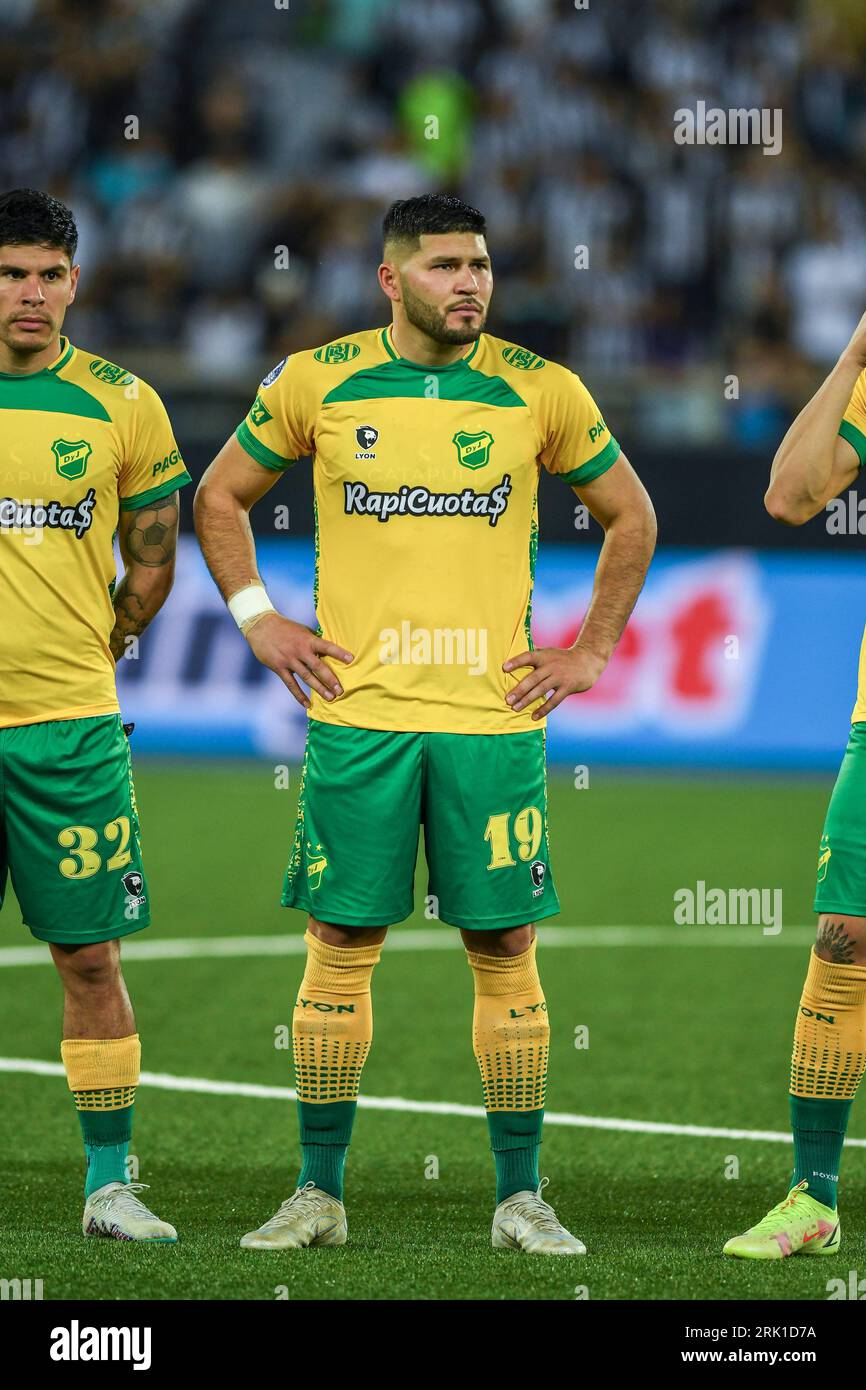 Rio, Brésil - 23 août 2023, joueur de xxxxxx dans le match entre Botafogo (BRA) vs DeBarbonaportivo Defensa y Justicia (ARG) par Sudamerica Cup, quart R. Banque D'Images