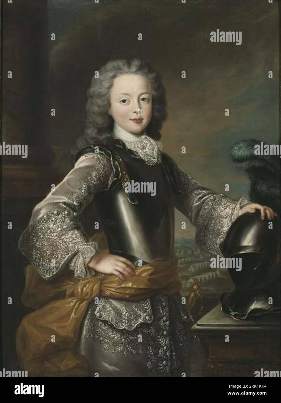 Portrait de François Étienne de Lorraine (1708-1765) vers 1710-1725 par Pierre Gobert Banque D'Images