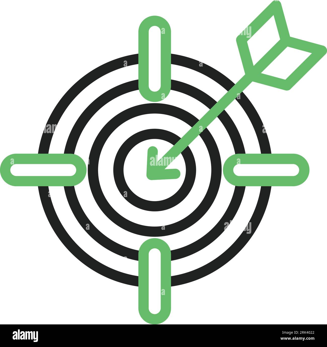 Image de l'icône de l'objectif. Illustration de Vecteur