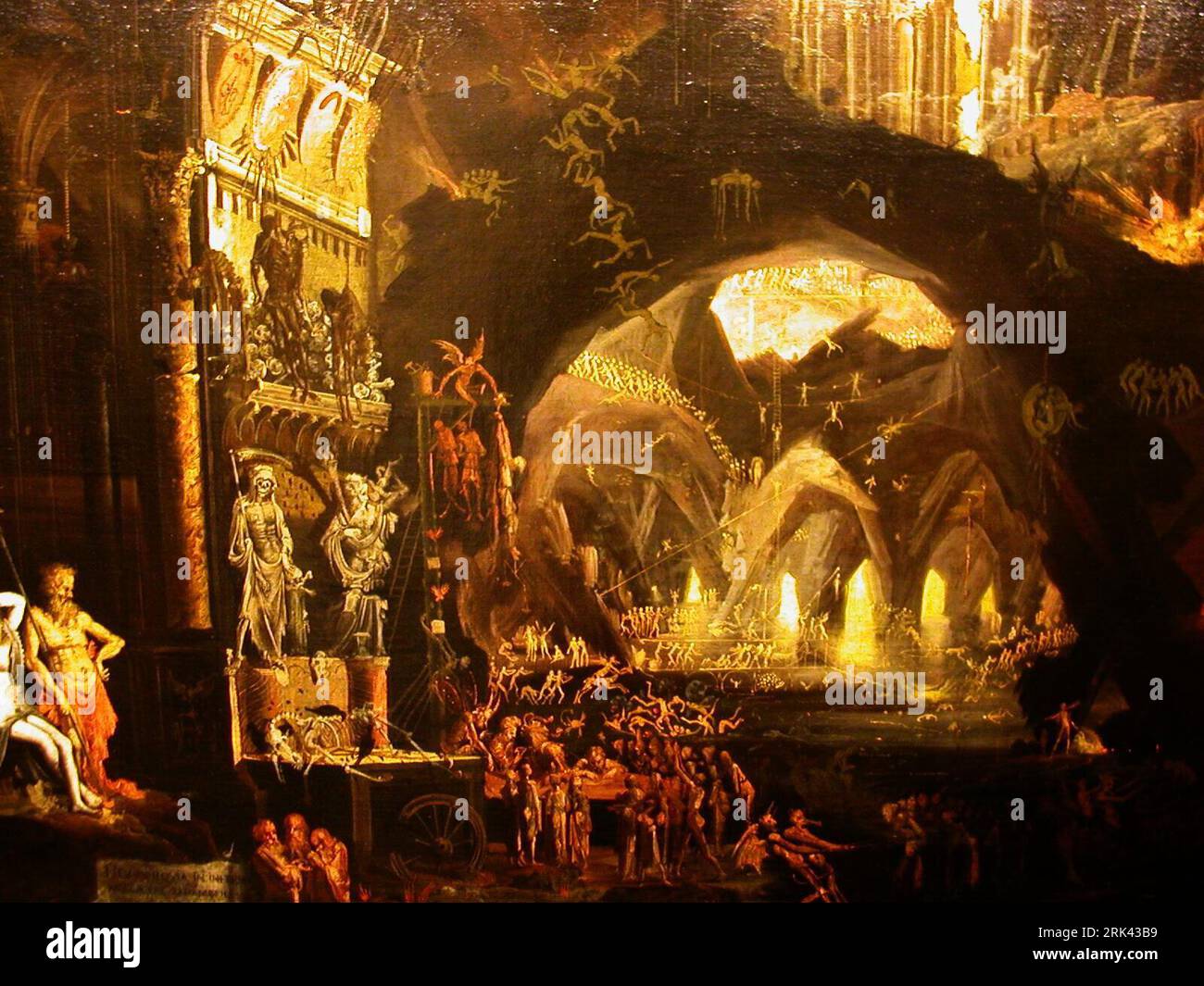 Hell 1622 de François de nomé Banque D'Images