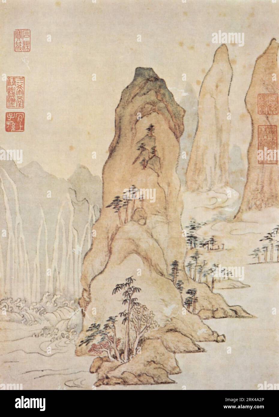 Sur l'intention poétique du Fu 1576 de Wen Jia Banque D'Images