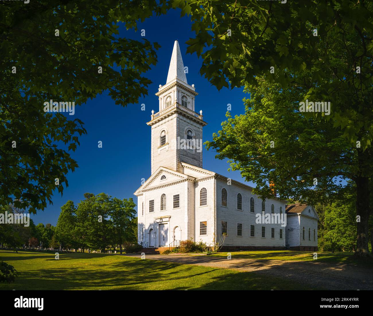 Première Église du Christ Congregational   East Haddam, Connecticut, États-Unis Banque D'Images