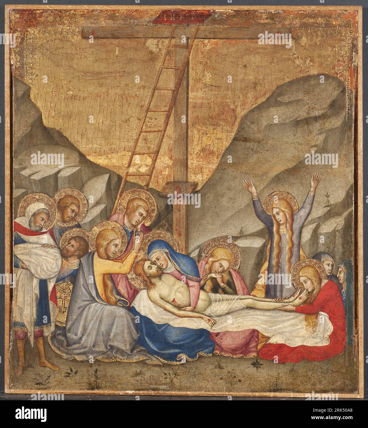 La Lamentation Date inconnue par Andrea di Bartolo Banque D'Images