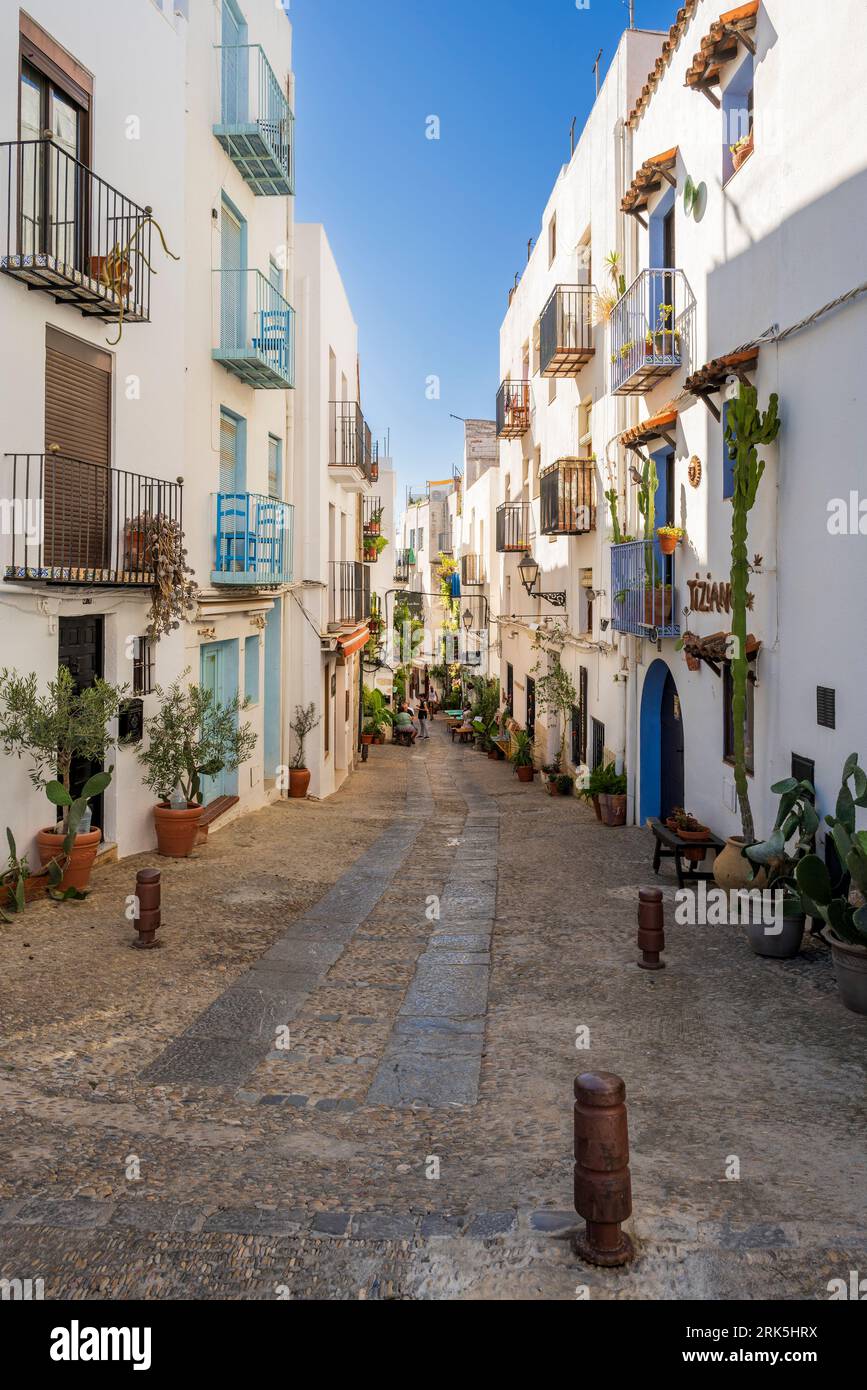 Peniscola, Communauté Valencienne, Espagne Banque D'Images
