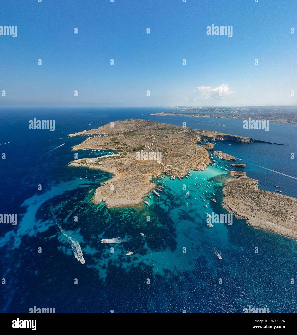 Comino - Blue Lagoon Banque D'Images