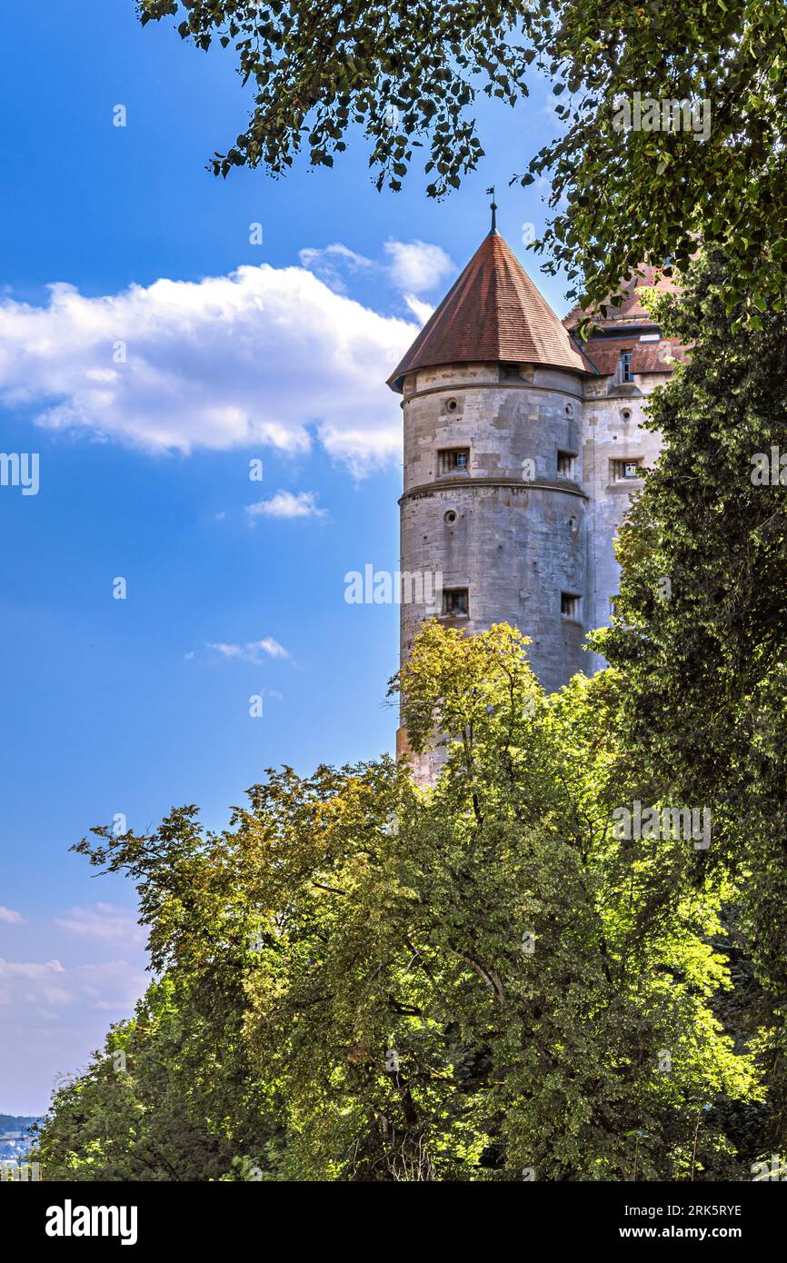 BADEN-WUERTTEMBERG : HEIDENHEIM - CHÂTEAU D'HELLENSTEIN Banque D'Images