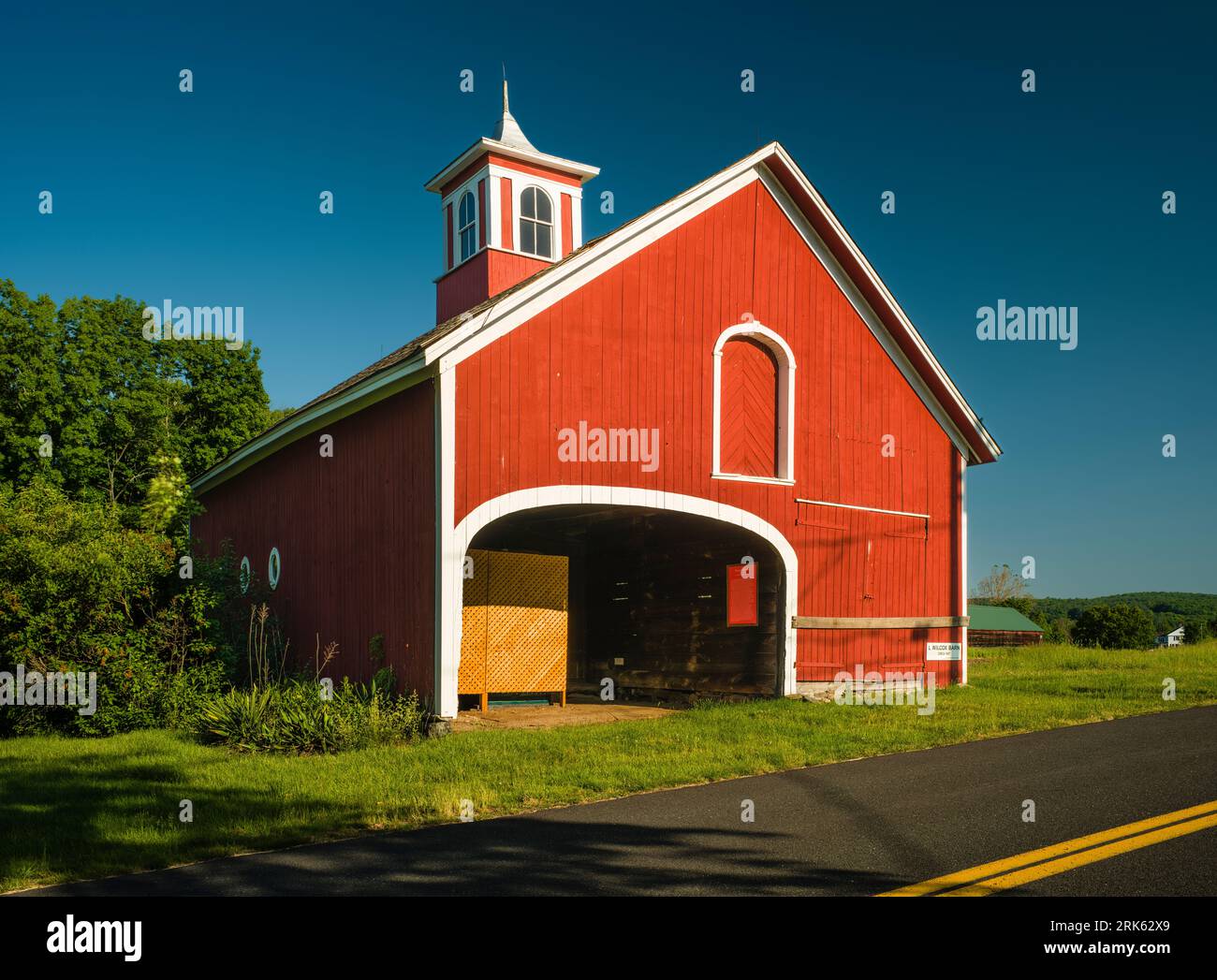 Lyman Wilcox Barn Capitaine Sadoce Wilcox House   Granby, Connecticut, États-Unis Banque D'Images