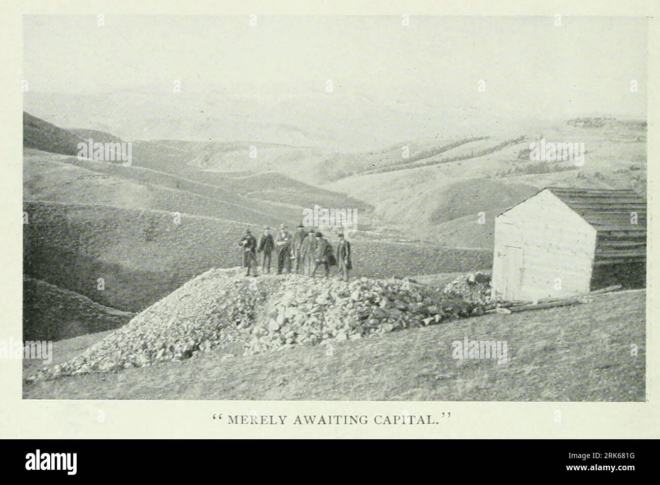 Simplement Awaiting Capital de l'article LES CHAMPS D'OR MOINS CONNUS DU COLORADO. Par Thomas Tonge. Extrait du magazine Engineering CONSACRÉ AU PROGRÈS INDUSTRIEL Volume XI octobre 1896 NEW YORK The Engineering Magazine Co Banque D'Images