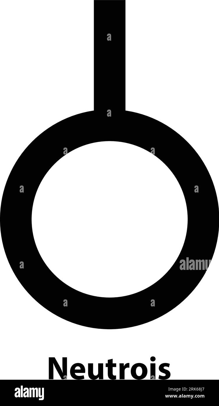 Icône symbole Netrois. Icône sexe. signe vectoriel isolé sur une illustration de fond blanc pour la conception graphique et web. Illustration de Vecteur