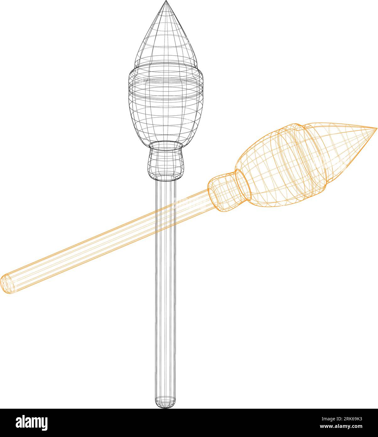 Grille de maille 3D, fil de filet, vecteur. Filaire 3D ou réseau géométrique en lignes ou en trames de grille maillée, objet scientifique et technologique Illustration de Vecteur