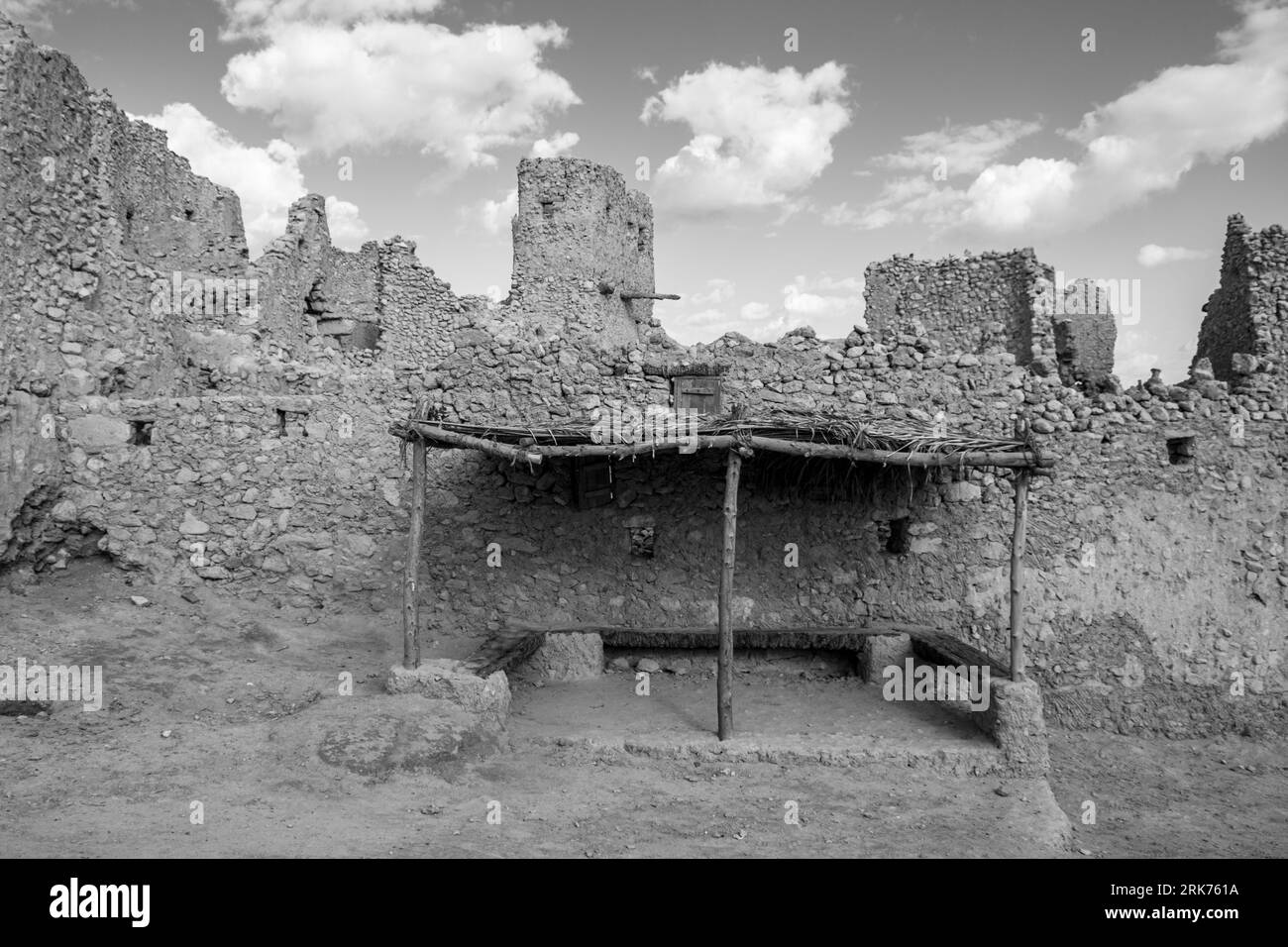 Le temple d'Amoun, Siwa, Égypte Banque D'Images