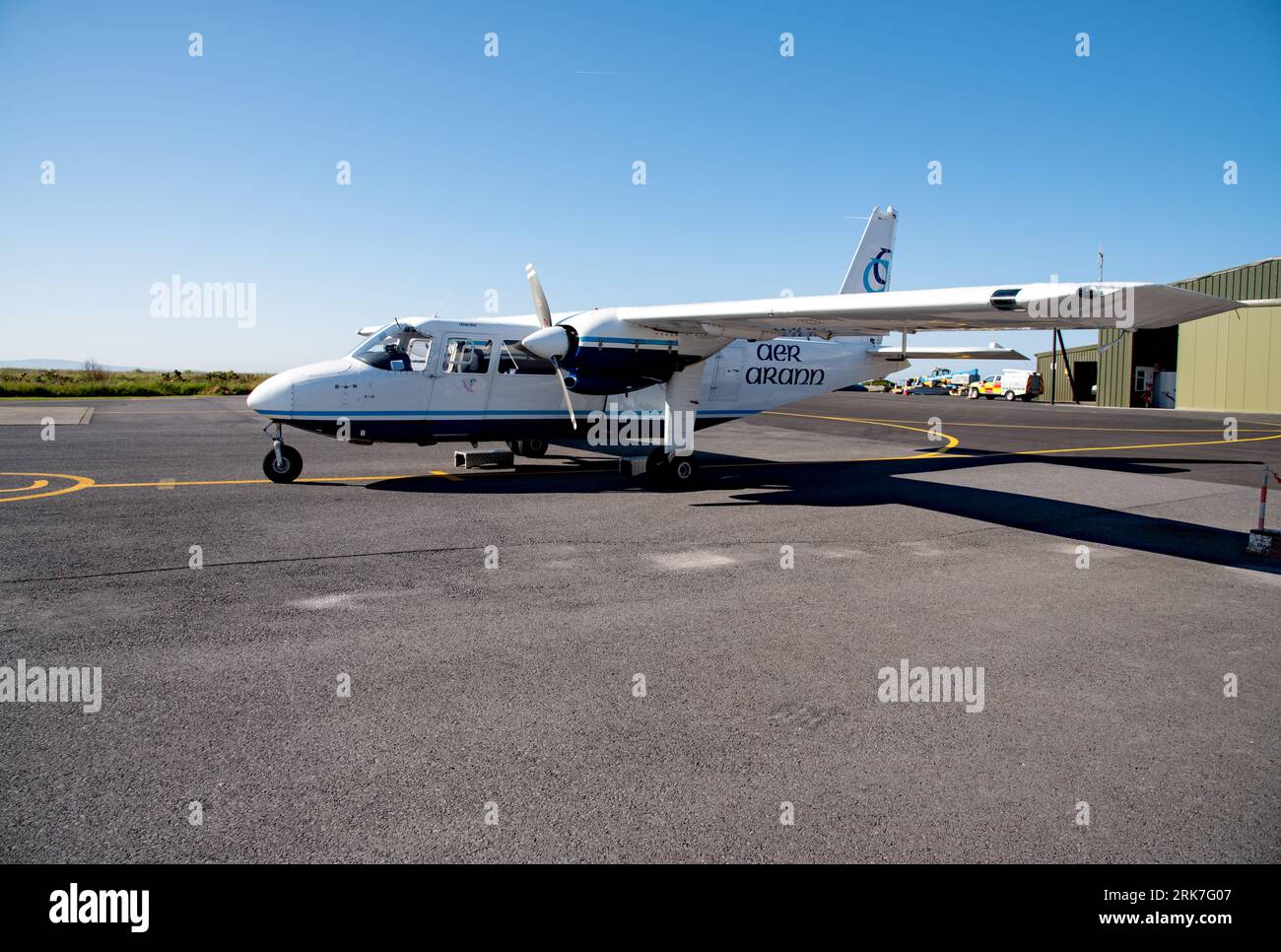 Galway, Irlande - 03 juin 2023. Avion à Connemara Regional Airport, Aran Islands, Inis Mor, Inishmore, Aran Island, co, Galway, Banque D'Images