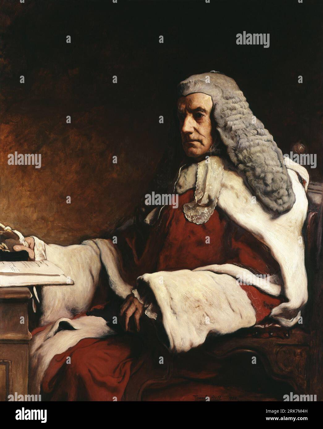 Sir John Walter Huddleston 1888 par Francis Montague Holl Banque D'Images