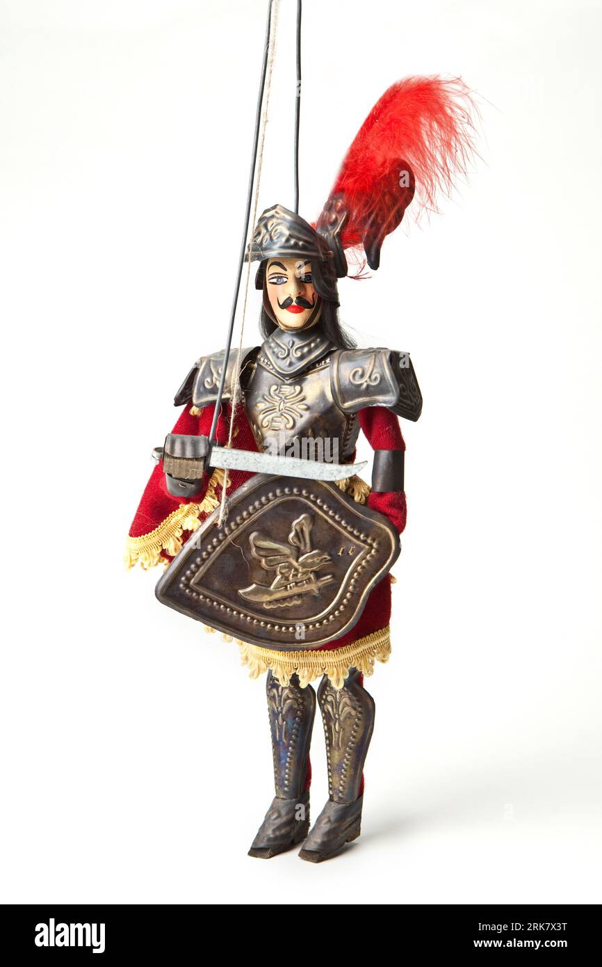 Marionnette Sicilienne Ancienne – Opera Dei Pupi – Sarrasin – 80 Cm – Collection