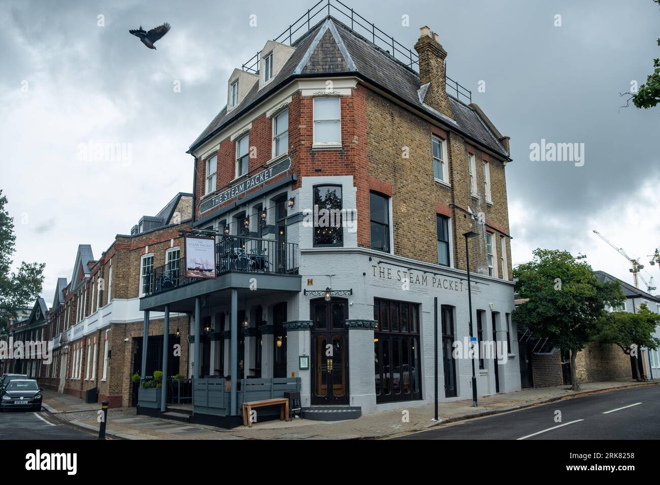 LONDRES - 31 JUILLET 2023 : The Steam Packet pub sur Strand on the Green à Chiswick, West London Banque D'Images
