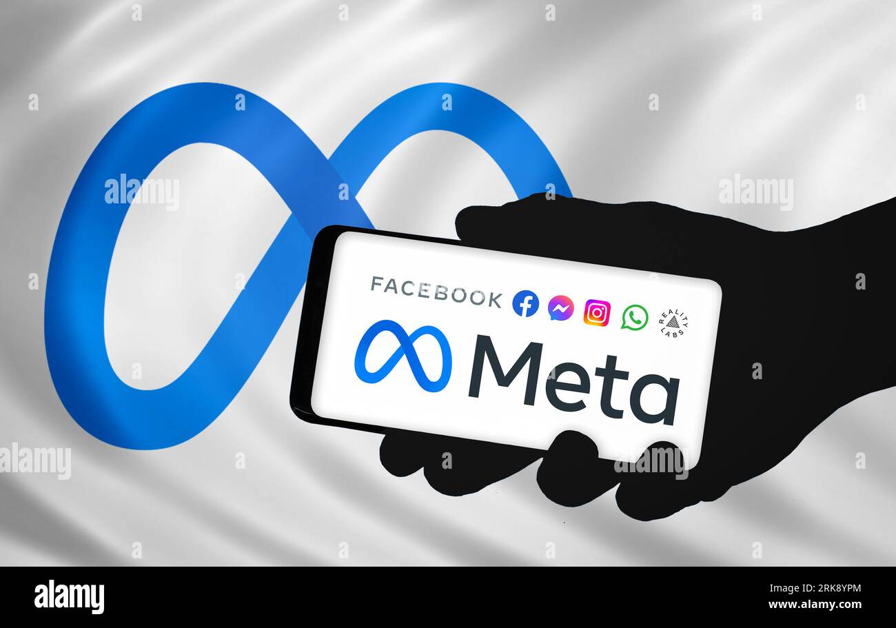 Meta Platforms - Société Facebook Banque D'Images