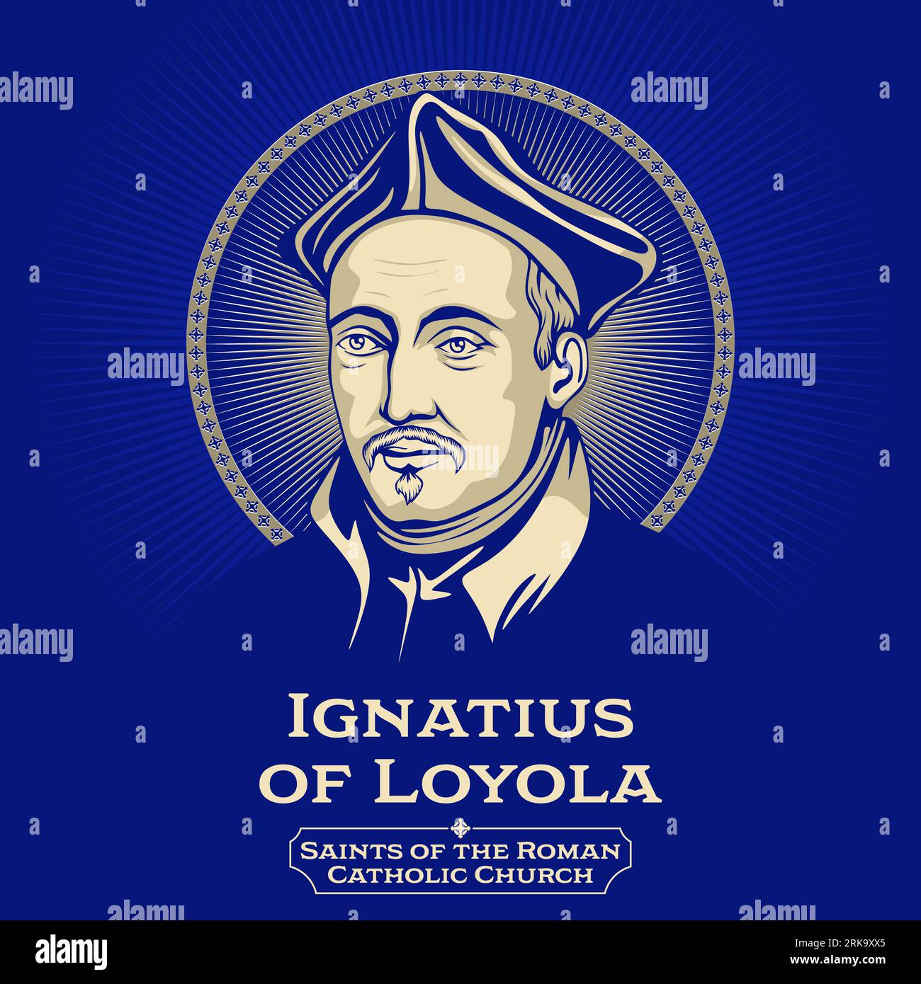 Saint ignatius de loyola espagnol Banque d'images vectorielles Alamy